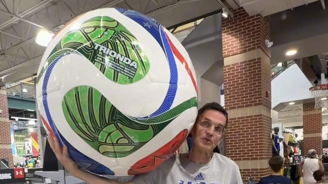 Dad’s quest for giant FIFA soccer ball goes viral. Here’s how to get one & cost