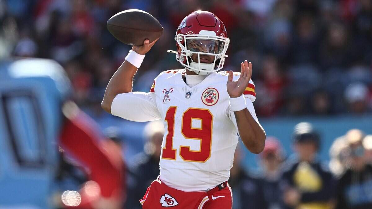 Kansas City Chiefs third-string quarterback Chris Oladokun is leading the team after injuries to superstar Patrick Mahomes and his backup, Gardner Minshew.