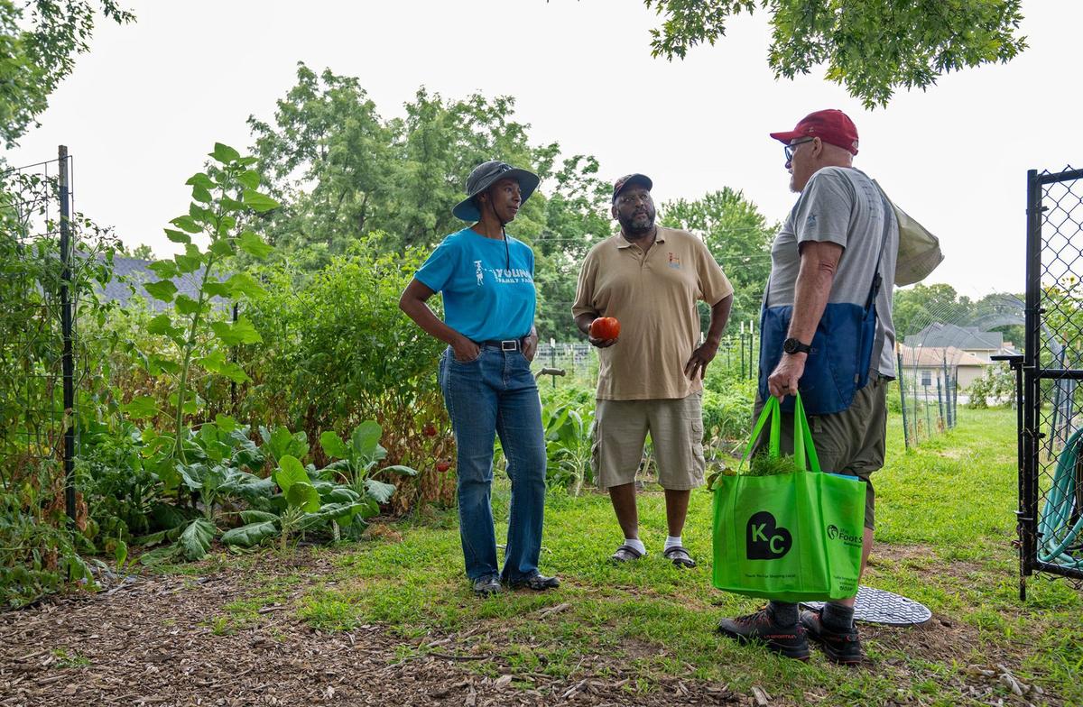 “We try to treat people like they are family here and I think that is something that people really like about urban farms,” said Alana Henderson of Young Family Farm KC where there is closeness and connection with the farmers, the food and customers.