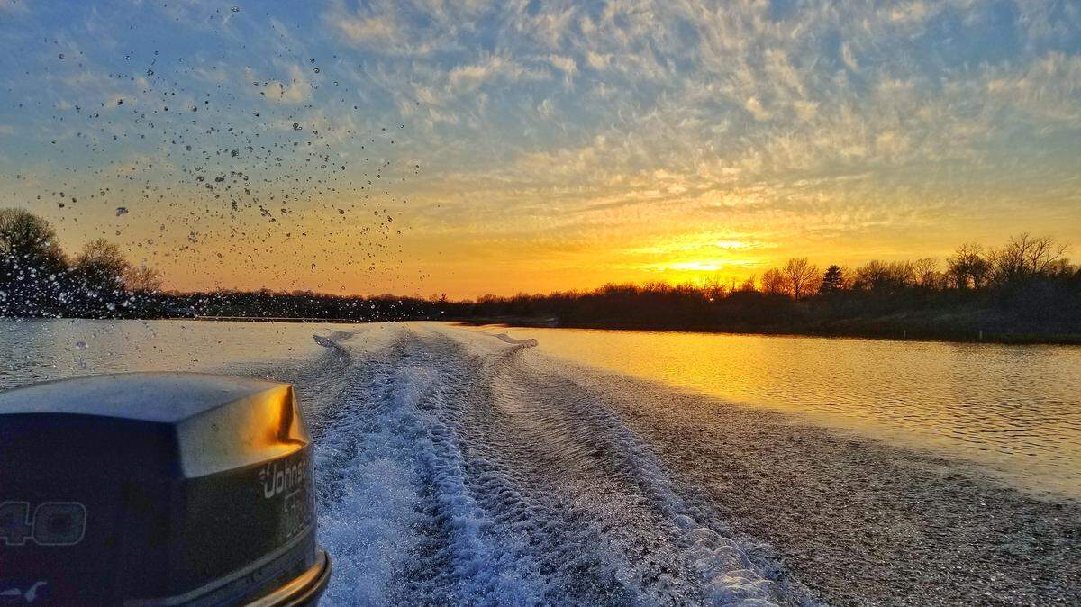 Getting back onto the water is a high priority for area anglers who haven't yet done so this season. Scenes like this one only stoke that fire.
