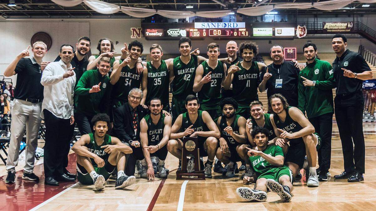 The Northwest Missouri State Bearcats men’s basketball team won the Central Regional title over host Northern State of South Dakota on Tuesday, March 16, 2021 and is headed to the NCAA Division II Elite Eight.