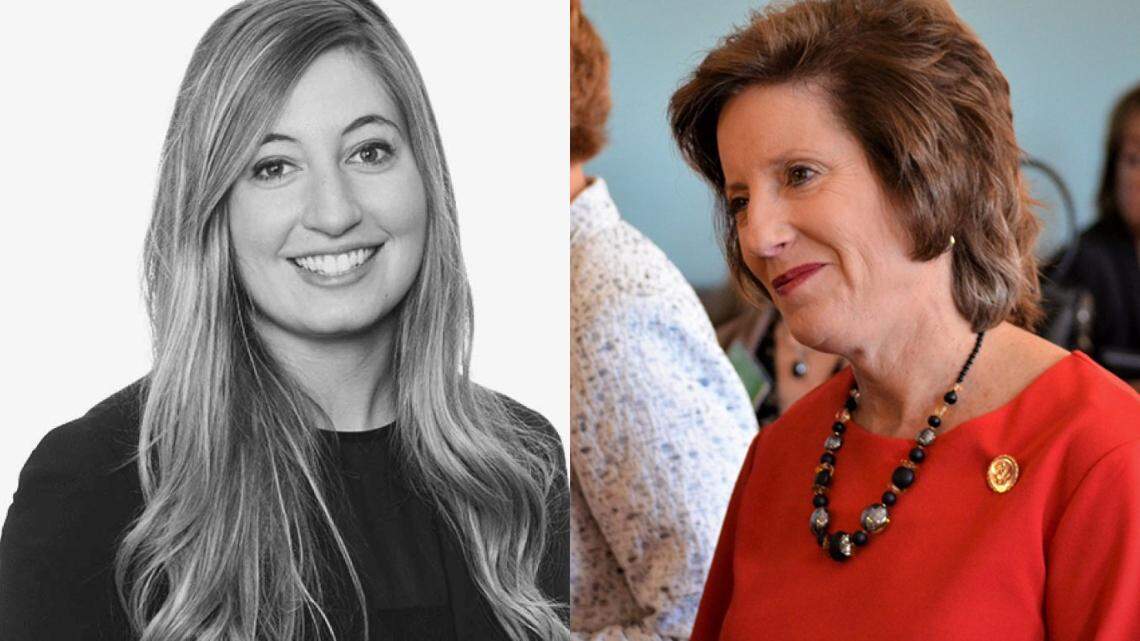 Democrat Lindsey Simmons and Republican Rep. Vicky Hartzler