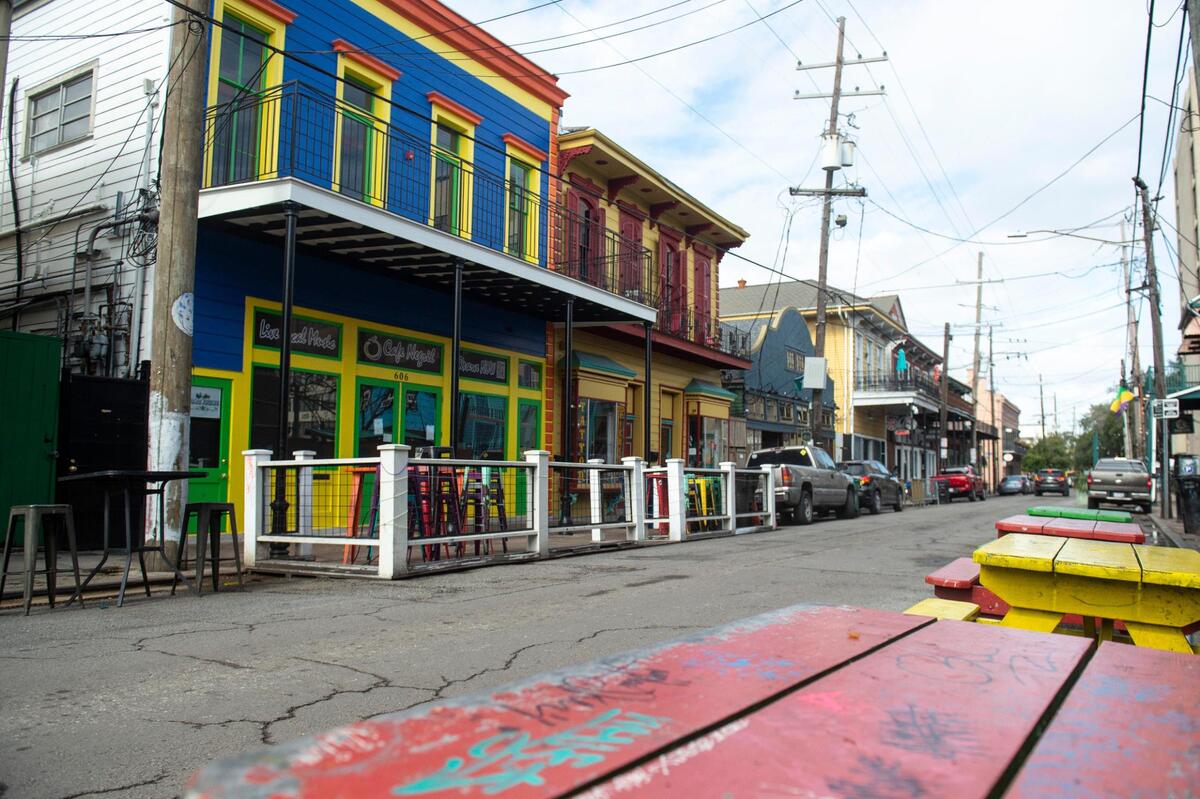 Frenchman Street in New Orleans has a hopping live music scene.