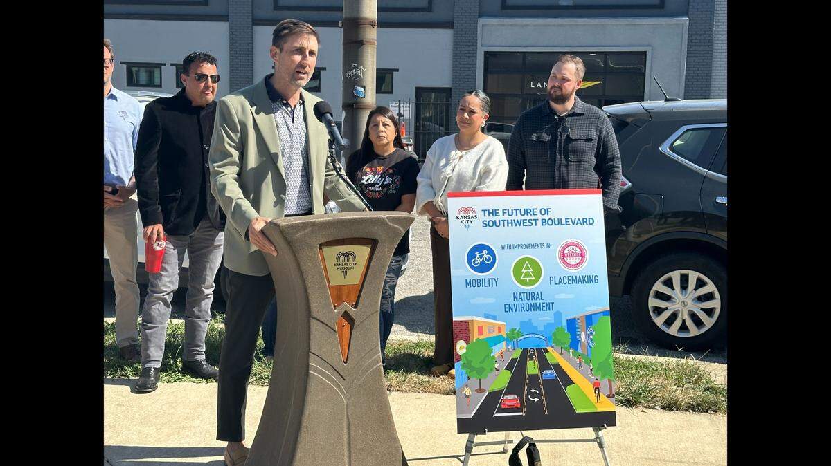 $2.1 million in public funding will be used to improve traffic, parking and public safety on Southwest Boulevard, Kansas City officials announced on Monday, October 7, 2024.
