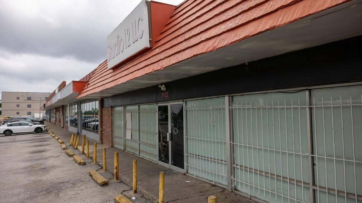 The area near East 80th Street and Troost Avenue is seen after a mass shooting occurred early Saturday morning, injuring nine adults at Troost Ave on Monday, June 8, 2026.