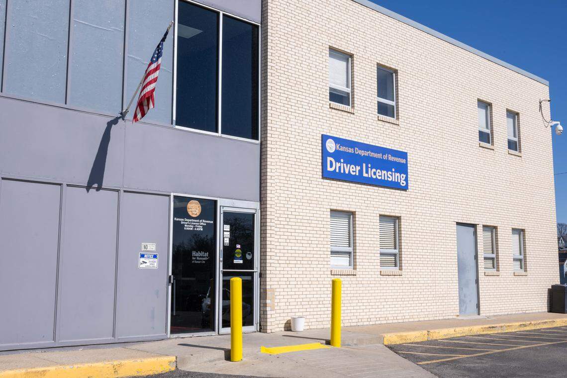 The Kansas Drivers License Department on 18th Street in Kansas City, Kansas, on Thursday, February 26, 2026.