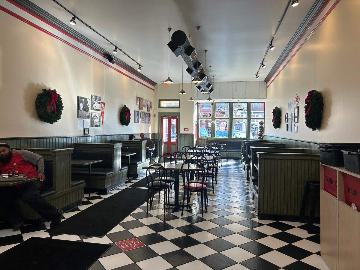 Square Pizza was the set of several pivotal scenes in Hallmark’s new holiday movie, centered on the Kansas City Chiefs.