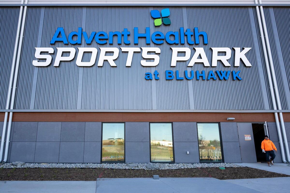 The new AdventHealth Sports Park at Bluhawk will have a grand opening on Saturday, Oct. 26, 2024 in Overland Park.