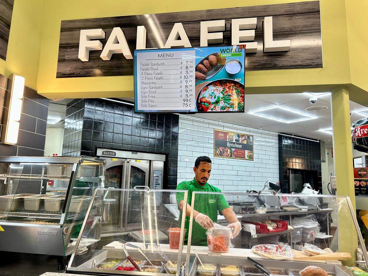 The new store offers made-to-order tacos, gyros and more.