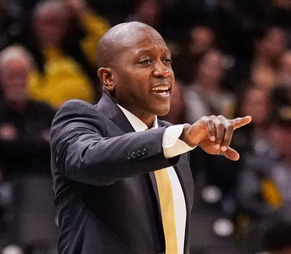 Missouri Tigers men’s basketball coach Dennis Gates.