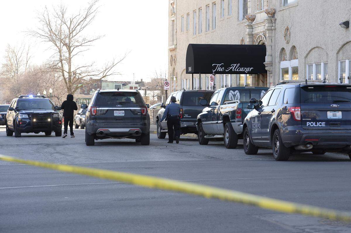 The FBI was leading the investigation of an officer-involved shooting Wednesday inside the Alcazar apartment building at 3906 Baltimore Avenue in Kansas City.