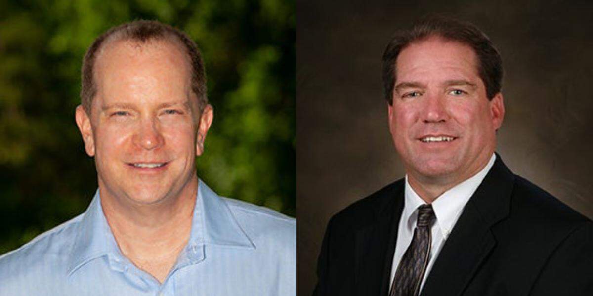  Rob Patterson, left, lost to former Shawnee Mayor Jeff Meyers in the 2nd District.
