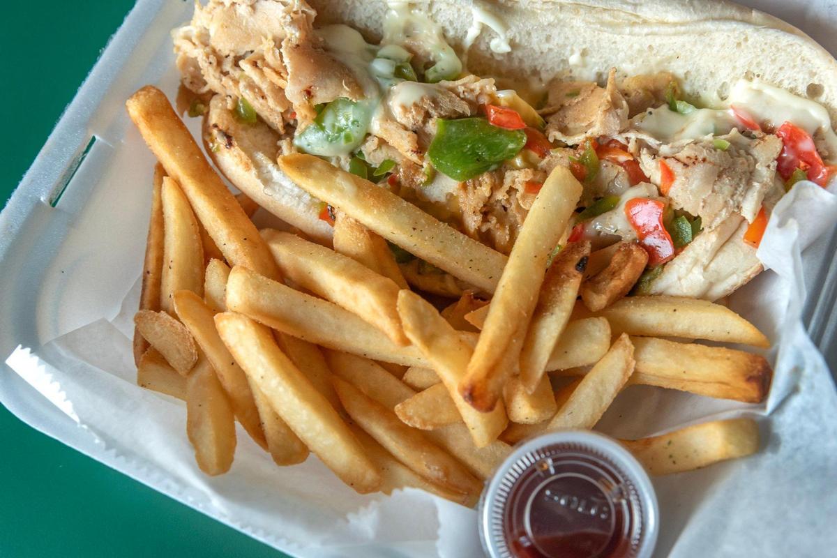 Chicken Philly at Black Wall Street.