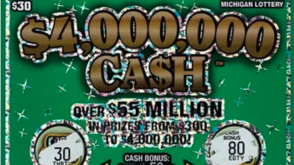 A Michigan woman won $4 million after buying a scratch-off ticket at Kroger, officials said.