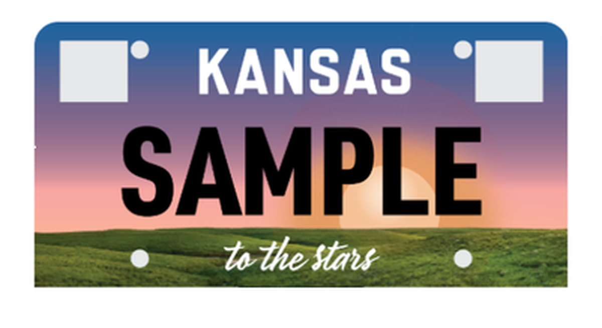 Over 15,000 Kansans chose a Flint Hills design as their favorite personalized license plate design.