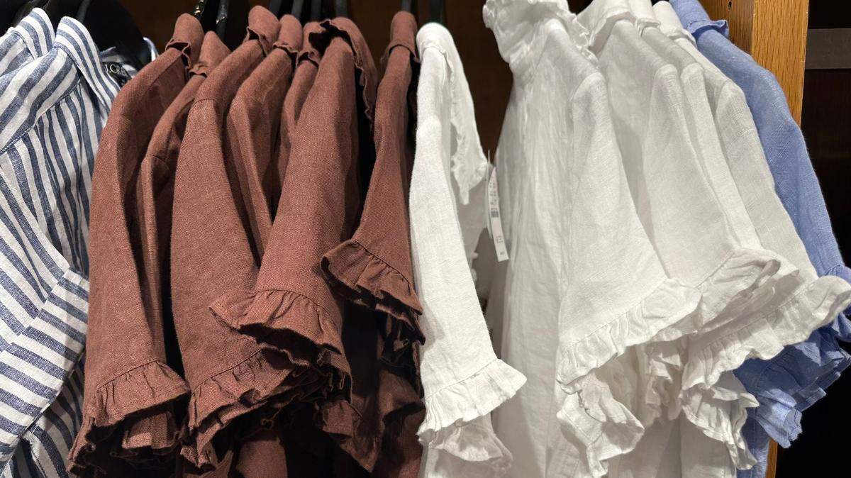 These blouses lured Sherry Kuehl over for a glance. Alas, they were part of an unfortunate fad: the crop top.