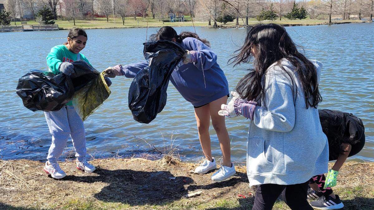 Overland Park’s Stream Clean is one of the many activities Johnson Countians can participate in this month to celebrate and honor Mother Earth.