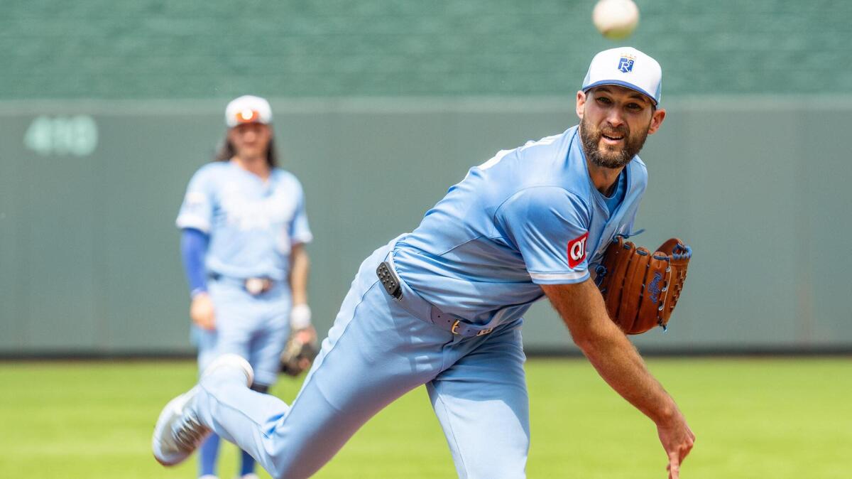 Royals starting pitcher Michael Wacha gave up one hit in seven innings of work in a 1-0 victory over the Detroit Tigers on Saturday, May 31, 2025 at Kauffman Stadium.