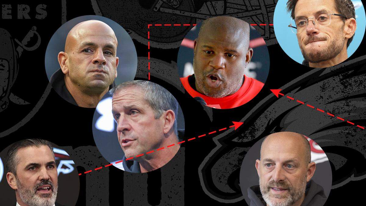 Illustration of various NFL coaches who have moved on to coach on other teams