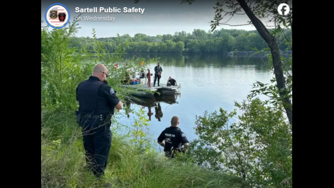 Authorities deployed a dive team, and then hired a towing company to pull the vehicle from the Mississippi River, near Sartell, Minnesota.