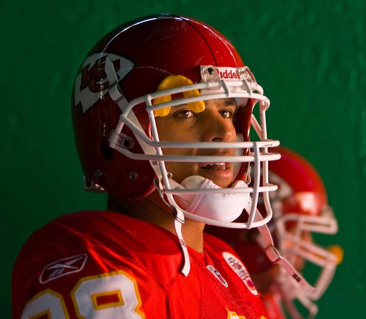 After a week of trade talks, Kansas City Chiefs tight end Tony Gonzalez was still a Chief before the introductions in Sunday’s game against the Tennessee Titans on Oct. 19, 2008, at Arrowhead Stadium