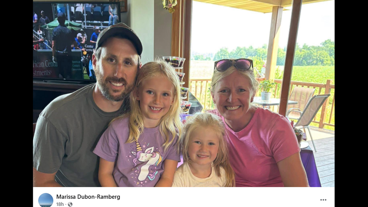 Mindy Ramberg (far right) and her family.