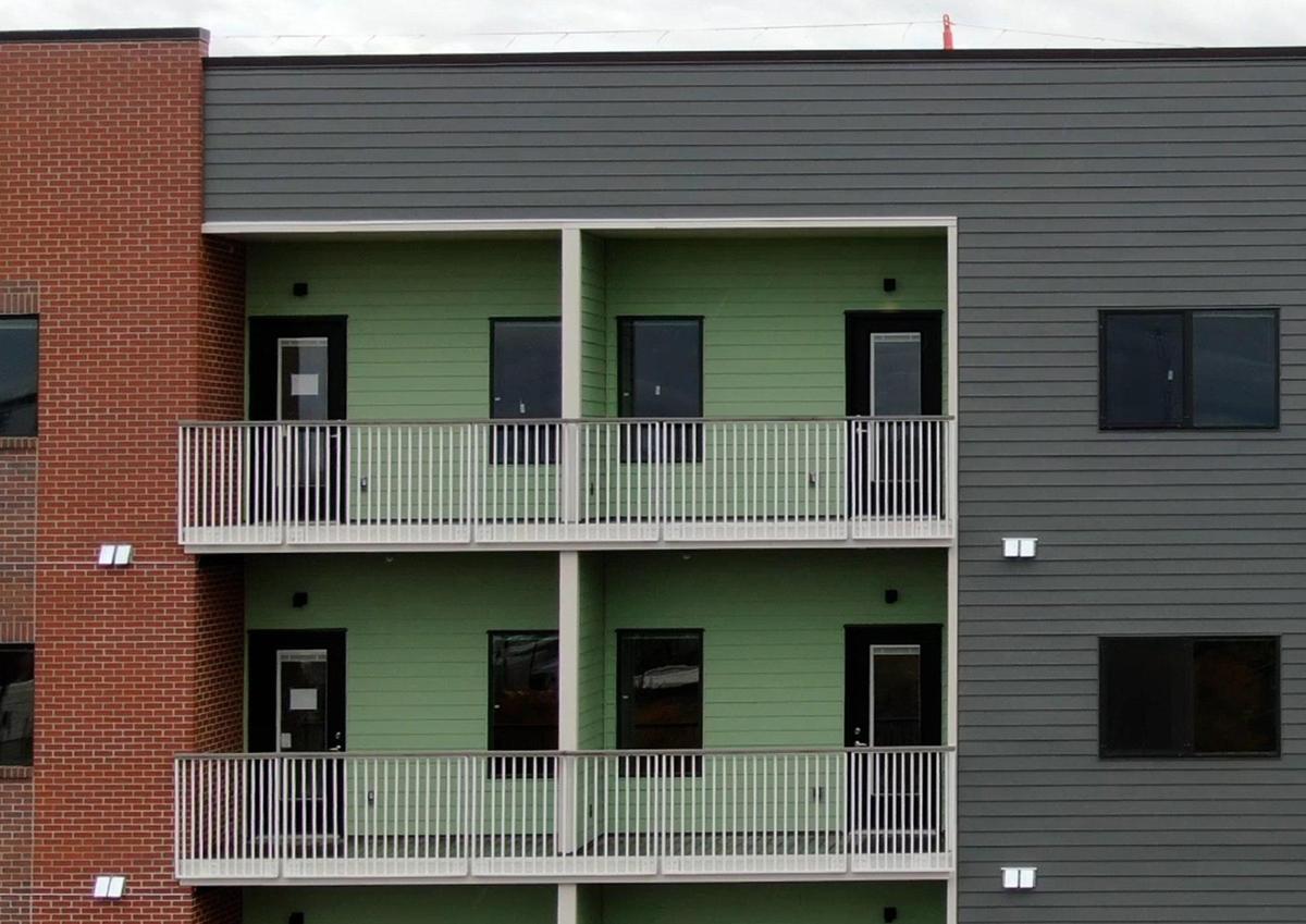 Each unit at One Nine Vine will have a balcony, some with views of the downtown skyline.