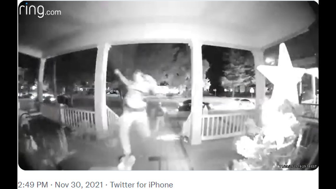 A police officer in Terre Haute, Indiana, was caught on video kicking a dog.