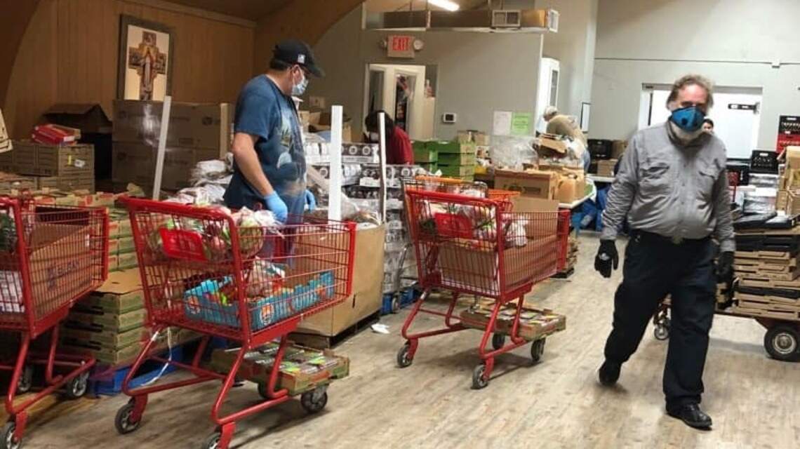 From curbside service to wearing masks, Cass food pantries find ways to feed hungry