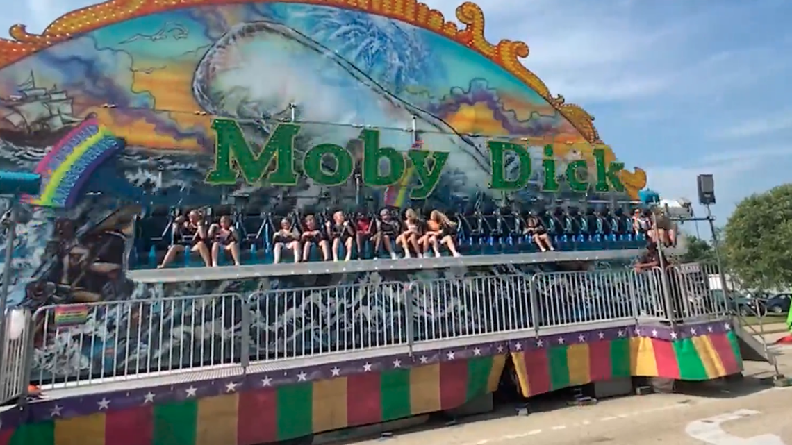 A 10-year-old was thrown from the Moby Dick ride at the Taste of Antioch carnival in Illinois, police say.