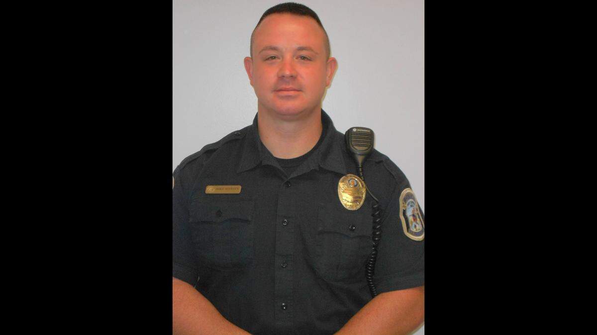 Michael Hardin in a photograph posted in 2013 on the St. Joseph Police Department’s Facebook page.