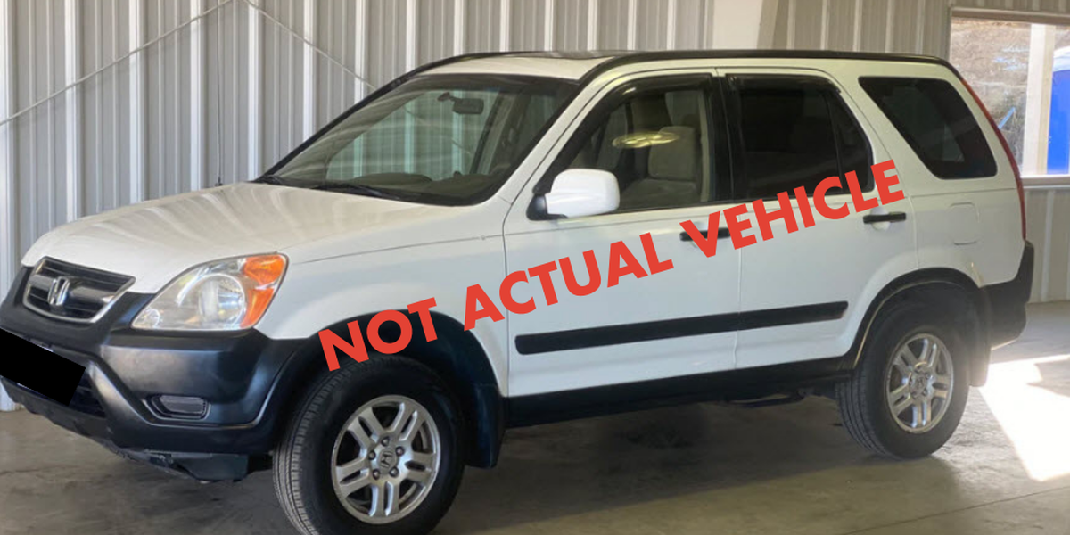 Lenexa police said the suspect may be driving a white 2002 Honda CRV with Kansas license plate 099-CRR.