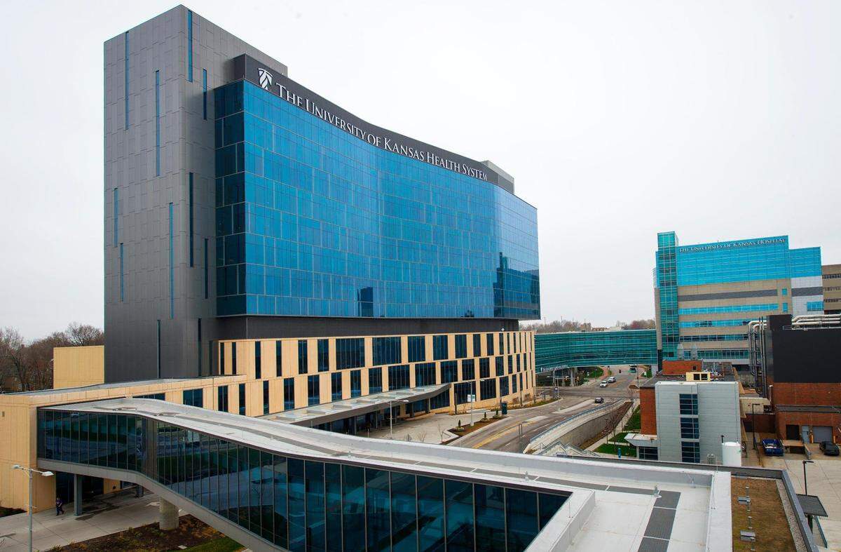 The University of Kansas Health System and University of Kansas Hospital in Kansas City, Kansas.
