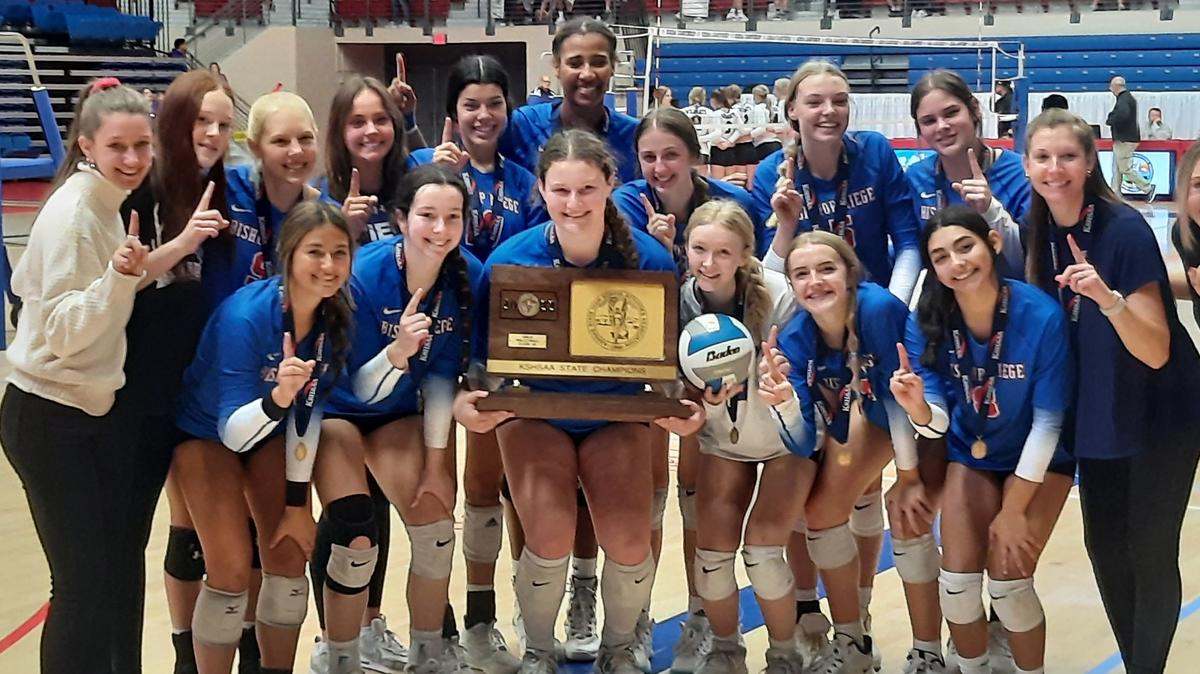 Bishop Miege beats Andale for the Kansas Class 4A high school volleyball state championship in Hutchinson Saturday.