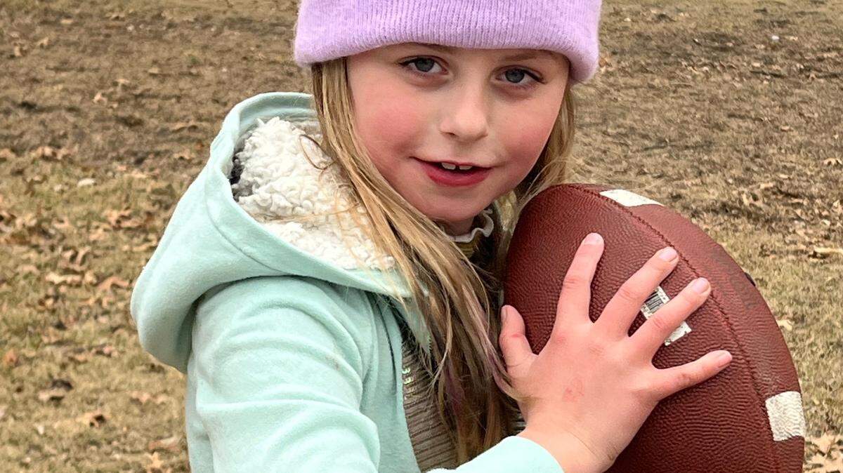 Elena Easley, an 8-year-old second-grader from Minnesota, has been invited to the season opener of the KC Glory women’s semi-professional football team after a boy at her school told her girls don’t play football.