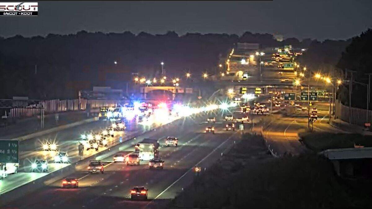 Drivers are urged to avoid eastbound Interstate 435 in Overland Park after a semi fire has blocked several lanes of the highway. The fire was reported shortly after 1 a.m., according to Kansas City Scout. Overland Park police drivers to find a different route for their morning commute and errands.