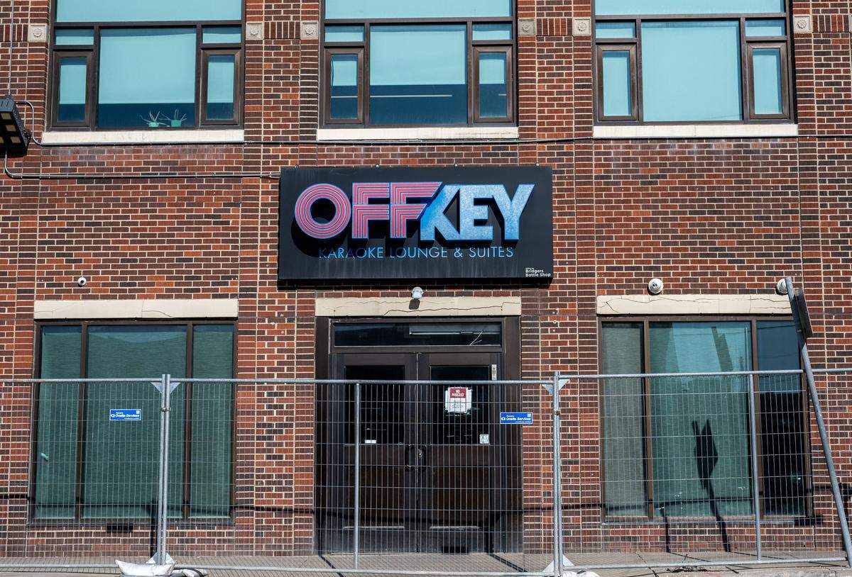 Offkey Karaoke Lounge & Suites at 510 Westport Rd., is pictured on Thursday, Feb. 19, 2026, in Kansas City.