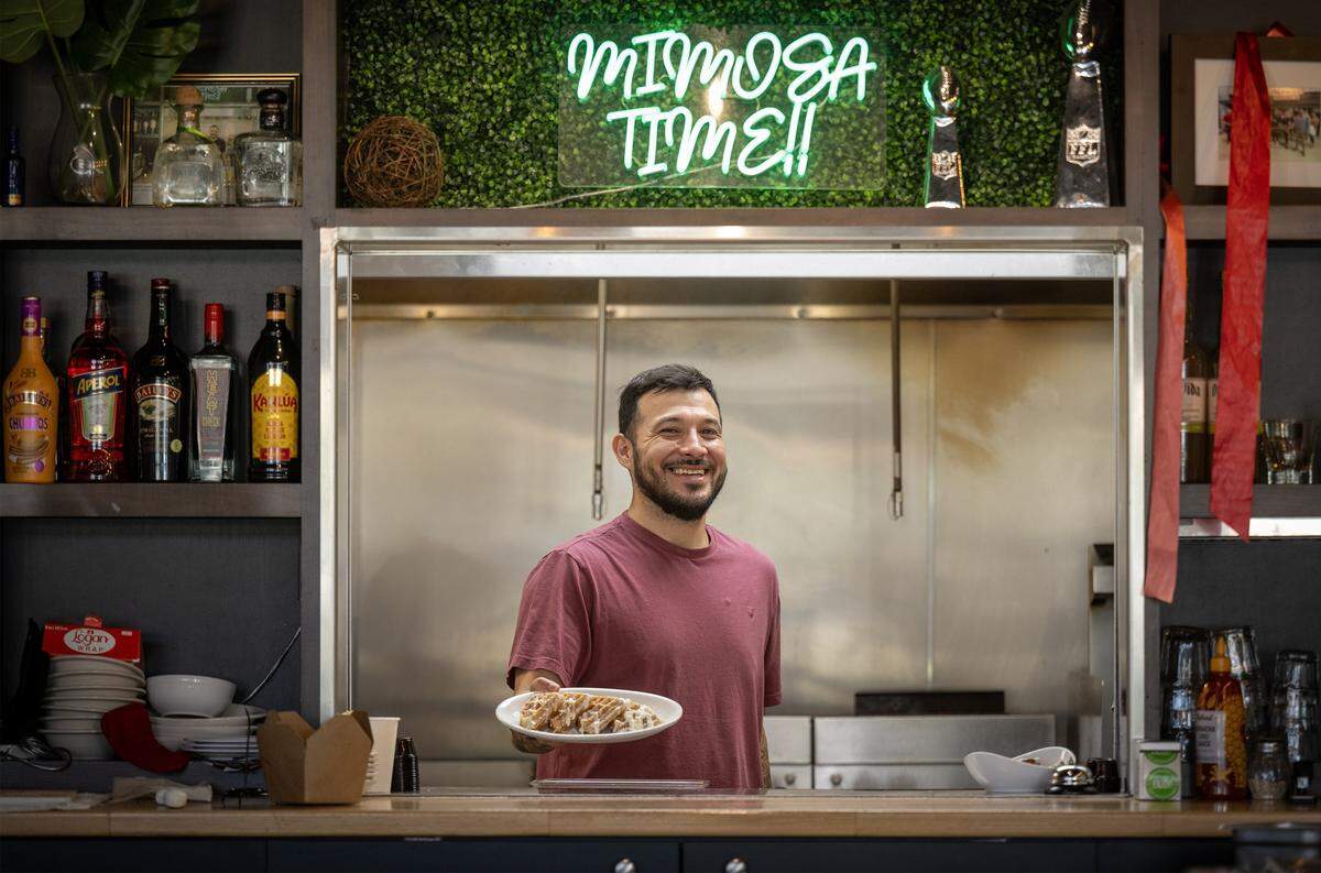 Oscar Romero, owner of AR's Breakfast and Brunch, 8021 Metcalf Ave., in Overland Park.