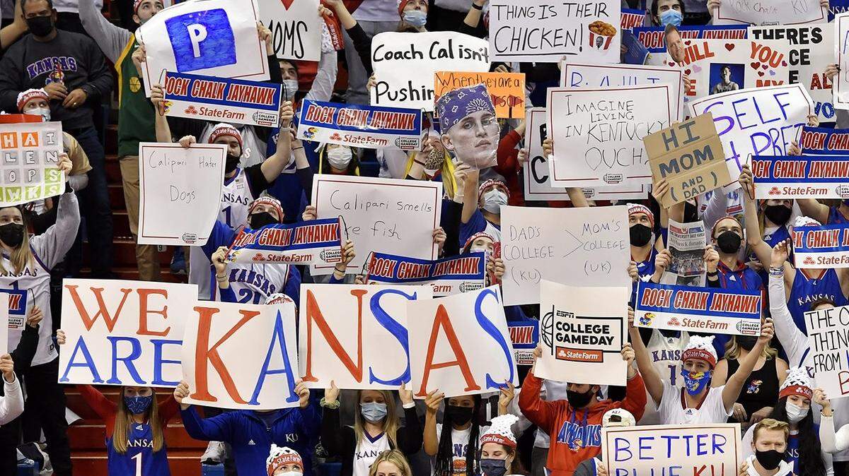 The ESPN GameDay morning show for college football will be in Lawrence for the first time on Saturday. The show, which has been to the KU campus 10 times for basketball games, will run from 8-11 a.m., hosted by Reece Davis, Lee Corso, Kirk Herbstreit and Desmond Howard. Kickoff between KU and TCU is set for 11 a.m. Saturday.