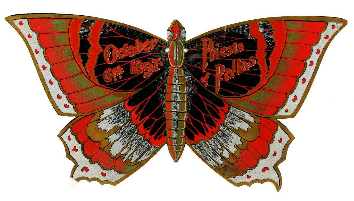 Dance card from the 1897 ball.