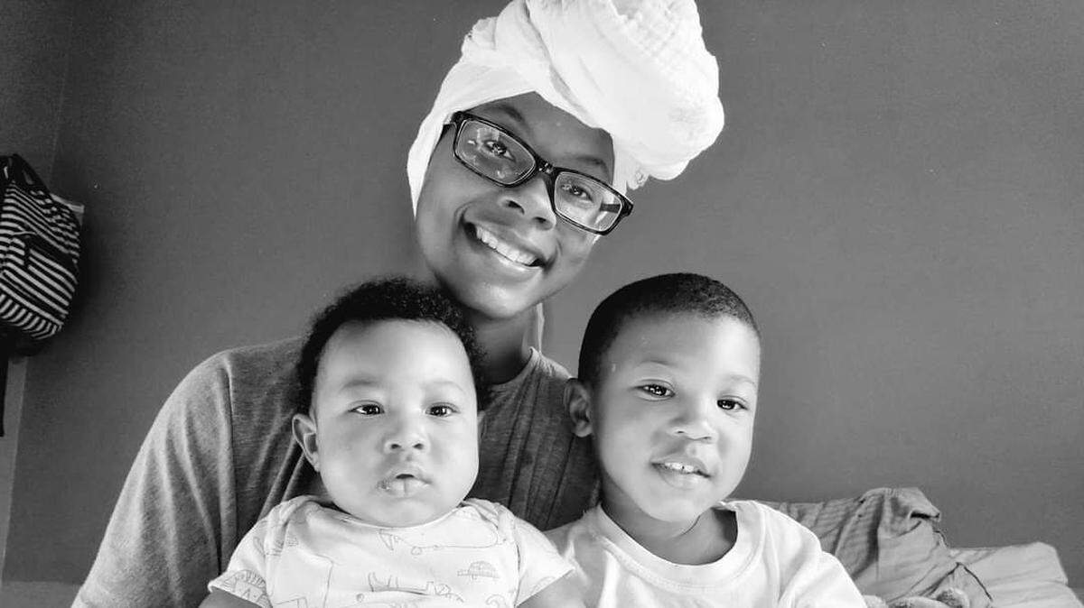 La’Datra Williams with two of her children.