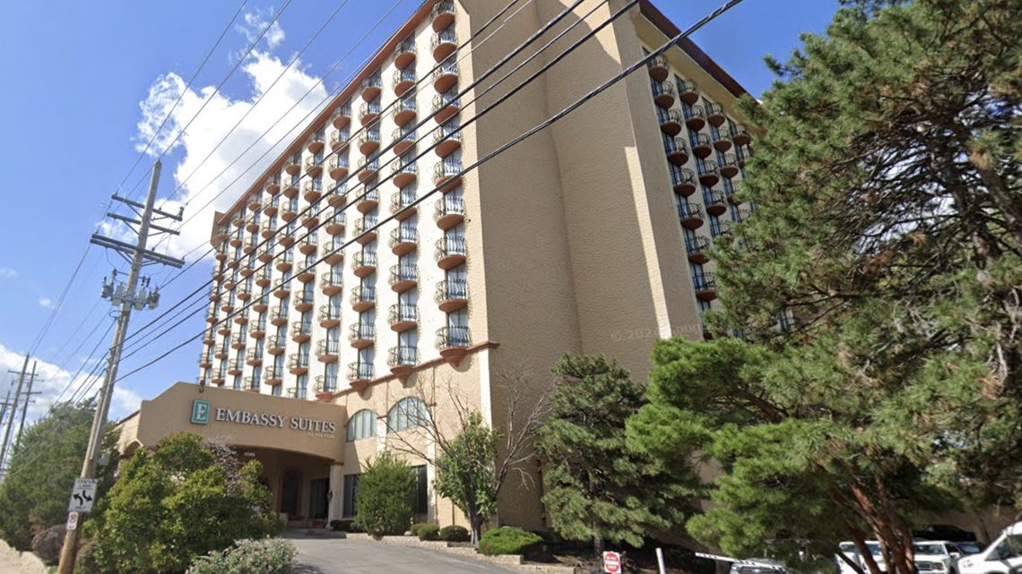The former Embassy Suites hotel off 43rd Street and Broadway Boulevard near Saint Luke’s Hospital. The building is expected to be demolished.