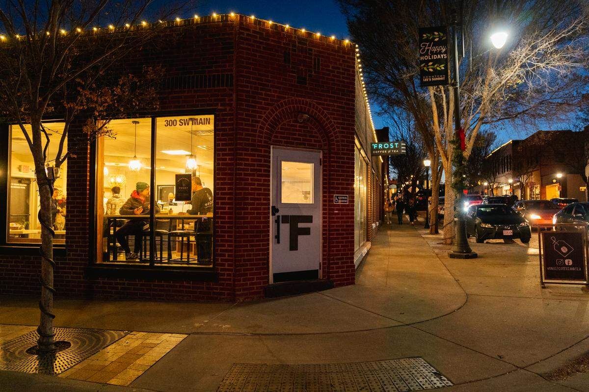 Frost Coffee and Tea, located at the corner of Southwest Main and Third streets, opened Nov. 18 in downtown Lee’s Summit.