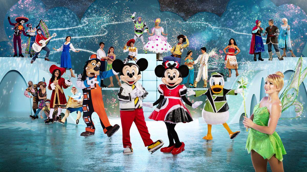 Mickey and Minnie Mouse and plenty of friends will be on hand for eight shows of Disney on Ice’s “Mickey’s Search Party” March 24-27 at the T-Mobile Center.