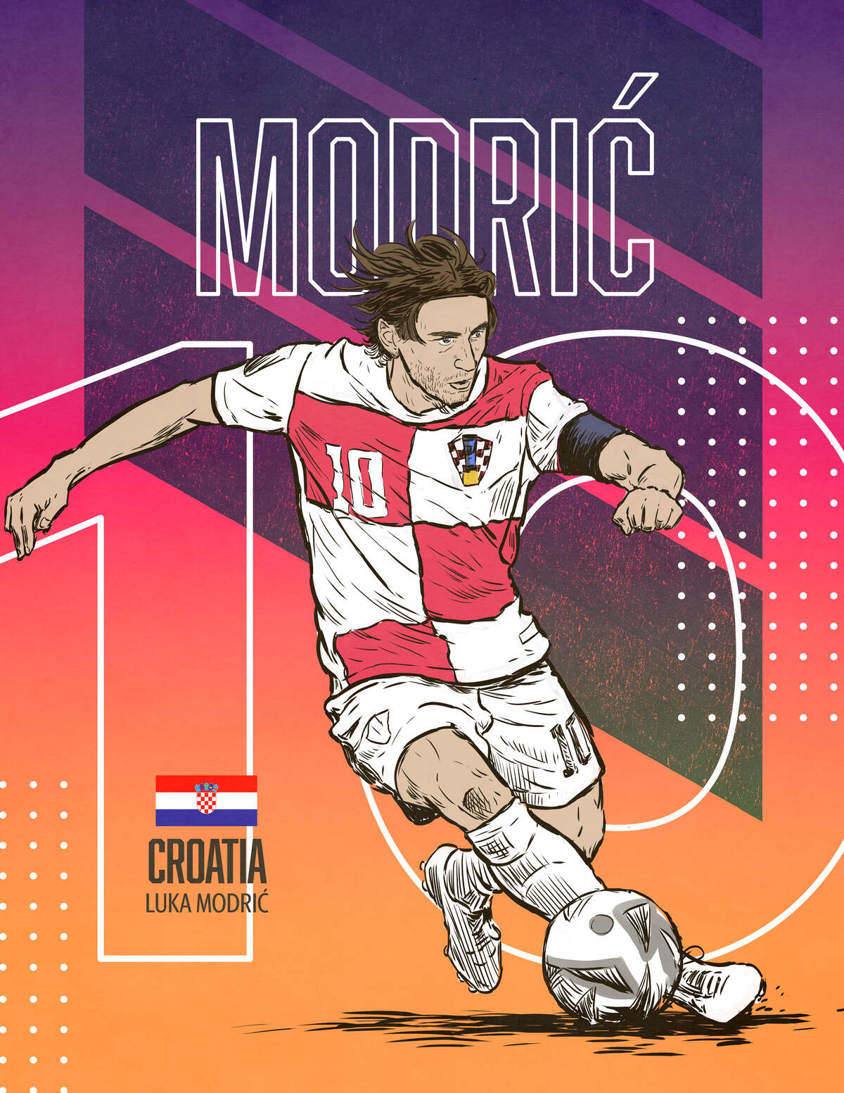 Croatia midfielder Luka Modric