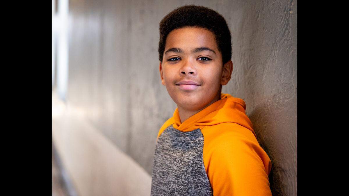 Giovanni, 12, is an avid dog lover and hopes to have a furry friend at his new home.