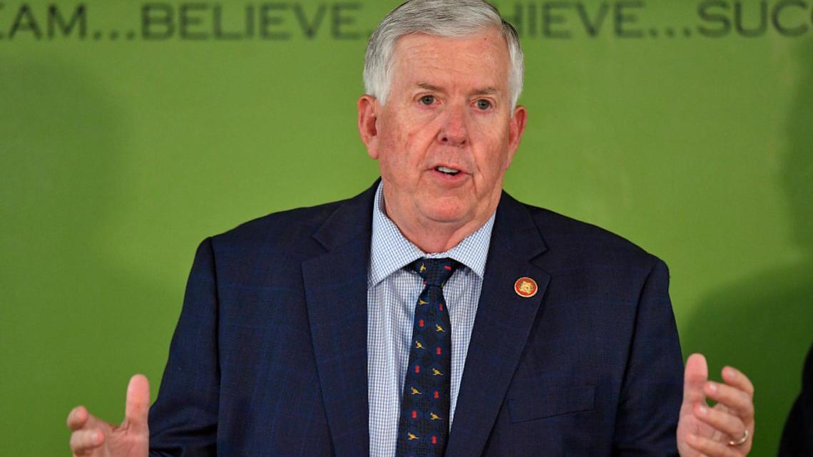After days of silence, Missouri Gov. Parson accuses Biden of politicizing Yarl shooting