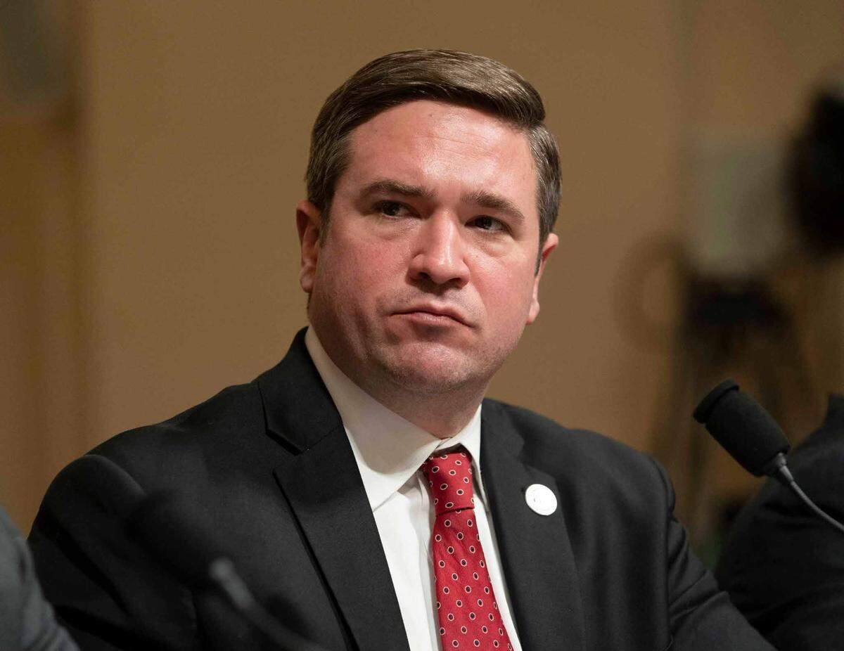 January 10, 2024; Washington, DC, USA;  Andrew Bailey, Attorney General, State of Missouri, during The House Homeland Security committee hearing on the leadership of Homeland Security Secretary Alejandro Mayorkas. House Republicans are proceeding with impeachment proceedings against Department of Homeland Security Secretary Alejandro Mayorkas in a massive escalation of their attack on Democrats over the migrant crisis at the southern border. Mandatory Credit: Jack Gruber-USA TODAY