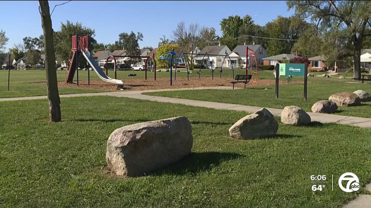 A 7-year-old girl was attacked by a man at a Michigan park, police said.
