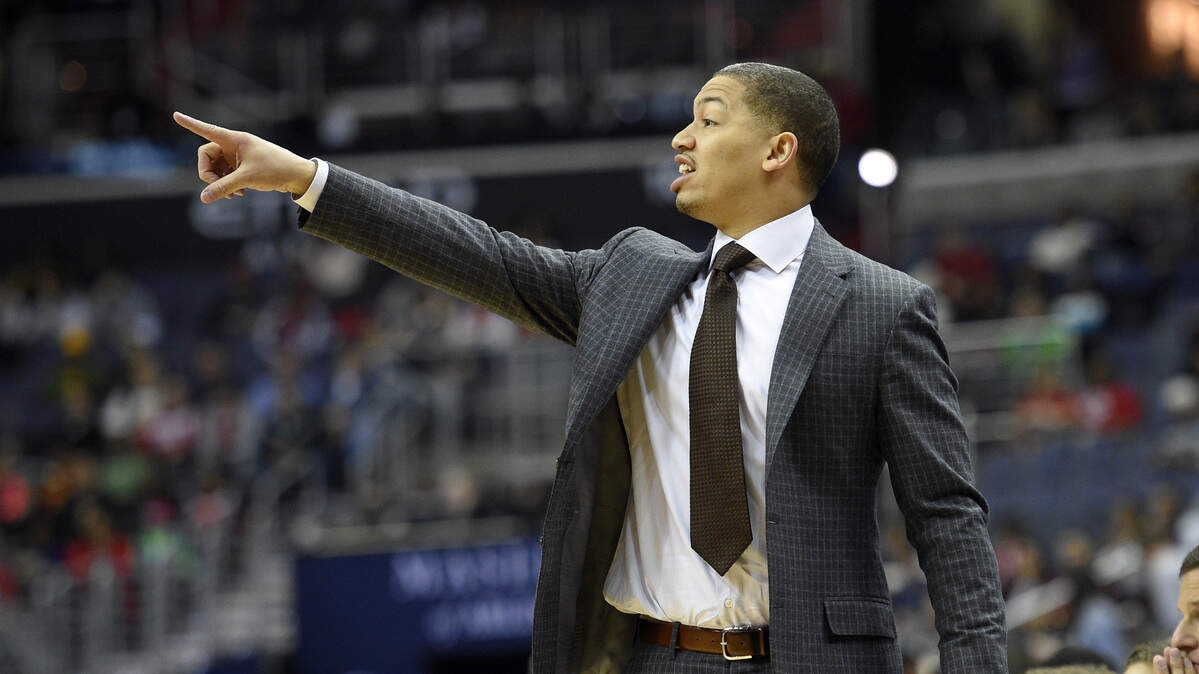 Cleveland Cavaliers head coach Tyronn Lue (above) will have Terry Nooner as an assistant coach next season. Nooner, who played in college at KU, went to Raytown High with Lue.